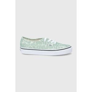 Tenisky Vans Ua Authentic dámske, zelená farba