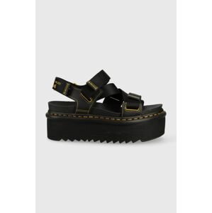 Sandále Dr. Martens DM27351001.Kimber-Black.Webb, dámske, čierna farba, na platforme