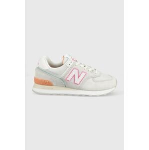 Tenisky New Balance Wl574cj2 šedá farba,