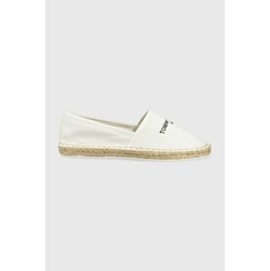 Espadrilky Tommy Jeans biela farba,