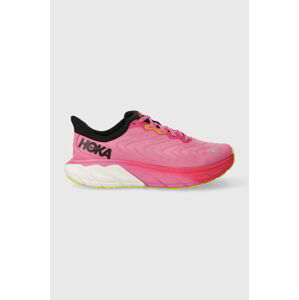 Bežecké topánky Hoka One One ARAHI 6 ružová farba