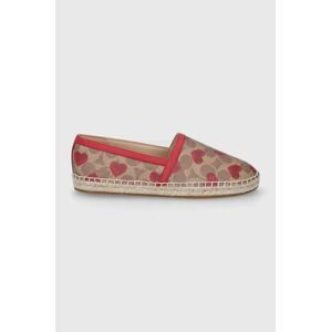 Espadrilky Coach Collins Valentine;rfw;5.5 B hnedá farba,