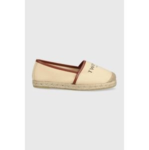 Espadrilky Twinset béžová farba,