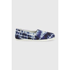 Espadrilky Toms Alpargata tmavomodrá farba,