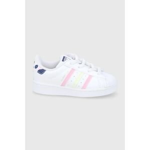 Detské topánky adidas Originals Superstar GY3332 biela farba