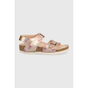 Detské sandále Birkenstock béžová farba