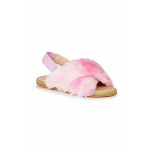 Detské sandále Emu Australia Jessie ružová farba