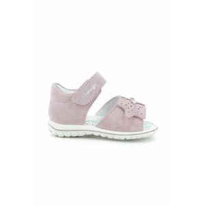 Detské semišové sandále Primigi ružová farba