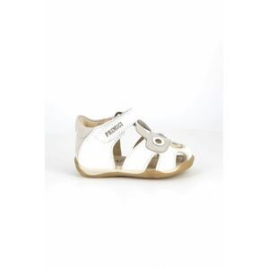 Detské kožené sandále Primigi biela farba