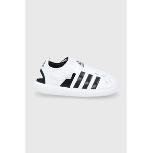 Detské sandále adidas GW0387 biela farba