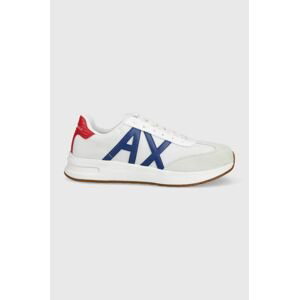 Topánky Armani Exchange biela farba