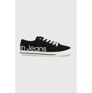 Tenisky Calvin Klein Jeans pánske, čierna farba