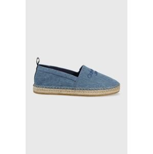 Espadrilky Calvin Klein Jeans fialová farba