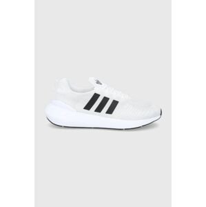 Topánky adidas Originals Swift Run GY3047-WHT/BLK, šedá farba