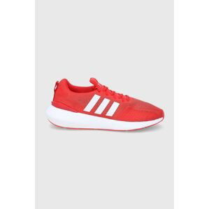 Topánky adidas Originals Swift Run GZ3497-VIRED/WHT, červená farba