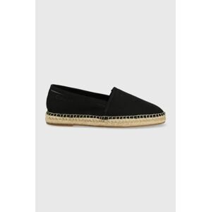 Espadrilky Calvin Klein čierna farba