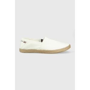 Espadrilky Tommy Hilfiger biela farba