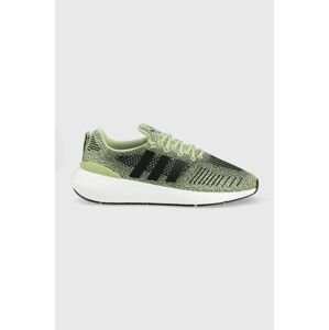 Tenisky adidas Originals Swift Run GZ3505-MGLM/BLK, zelená farba