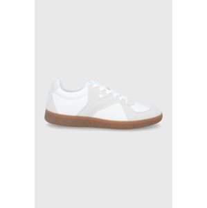 Topánky Sisley biela farba