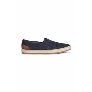 Espadrilky Geox pánske, tmavomodrá farba