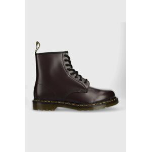 Kožené workery Dr. Martens pánske, bordová farba