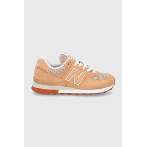 Topánky New Balance Ml574bt2 hnedá farba