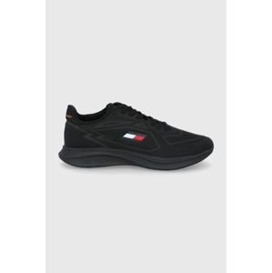 Topánky Tommy Sport čierna farba