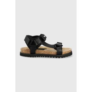 Sandále Pepe Jeans Urban Sandal Cork pánske, čierna farba