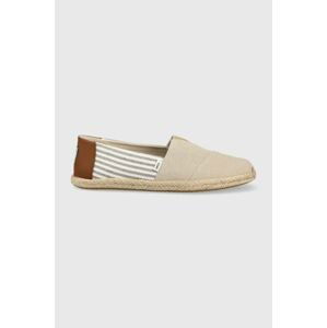 Espadrilky Toms Alpargata Rope béžová farba