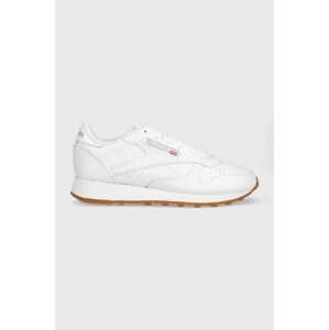 Kožené tenisky Reebok Classic GY0952.100008491-FWH/PGR/RB, biela farba