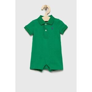 Bavlnené body pre bábätká Polo Ralph Lauren zelená farba