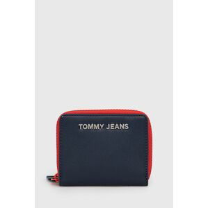 Peňaženka Tommy Jeans dámska, tmavomodrá farba