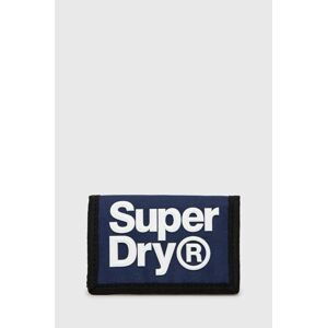 Peňaženka Superdry pánsky, tmavomodrá farba
