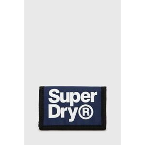 Peňaženka Superdry pánsky, tmavomodrá farba