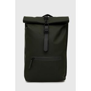 Ruksak Rains  Rolltop Rucksack 13160.03-Green, zelená farba, veľký, jednofarebné