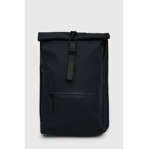 Ruksak Rains Rolltop Rucksack 13160.47-Navy, tmavomodrá farba, veľký, jednofarebné