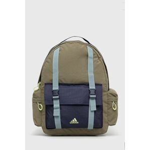 Ruksak adidas Performance HA5679 zelená farba, veľký, jednofarebný