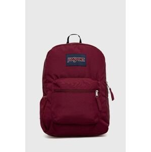 Ruksak Jansport bordová farba, veľký, jednofarebný