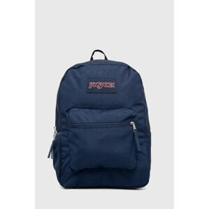 Ruksak Jansport tmavomodrá farba, veľký, jednofarebný