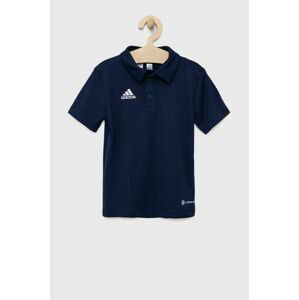 Detské polo tričko adidas Performance H57493 tmavomodrá farba, s nášivkou