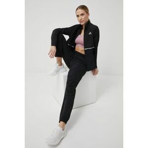 Tréningové nohavice adidas HD6823 dámske, čierna farba, jednofarebné