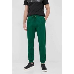 Nohavice Liu Jo pánske, zelená farba, jednofarebné