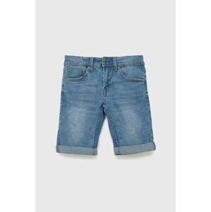 Detské rifľové krátke nohavice Pepe Jeans nastaviteľný pás