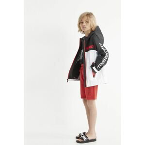 Detské krátke nohavice Karl Lagerfeld červená farba