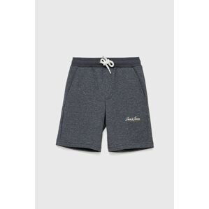 Detské krátke nohavice Jack & Jones tmavomodrá farba,