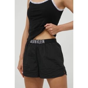 Plážové šortky Calvin Klein dámske, čierna farba,