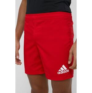 Šortky adidas Performance DY8499 pánske, červená farba,