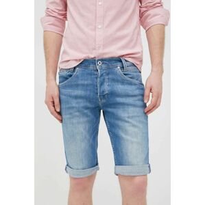 Rifľové krátke nohavice Pepe Jeans Spike Short pánske,