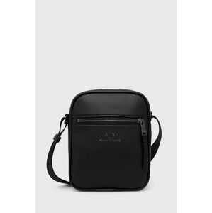 Malá taška Armani Exchange čierna farba, 952388 CC830