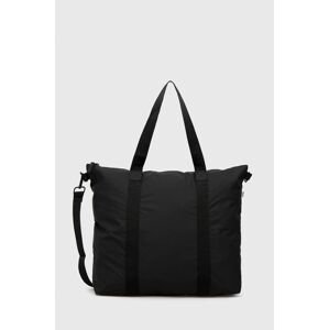 Taška Rains Tote Bag 13890.01-Black, čierna farba